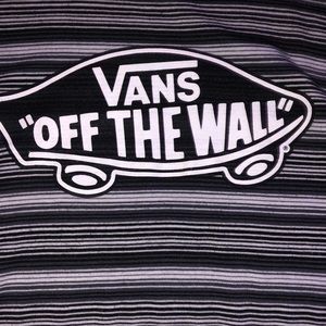 Vans striped cropped tshirt
